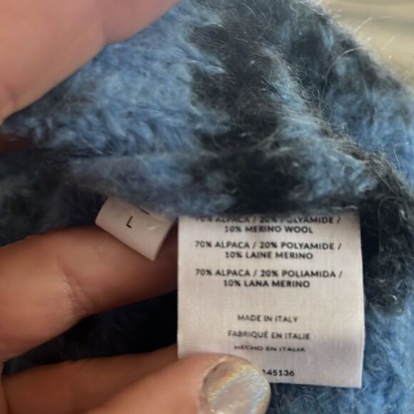 NAADAM NWT 
Space-Dye Puff-Sleeve Cardigan size large - Picture 7 of 7